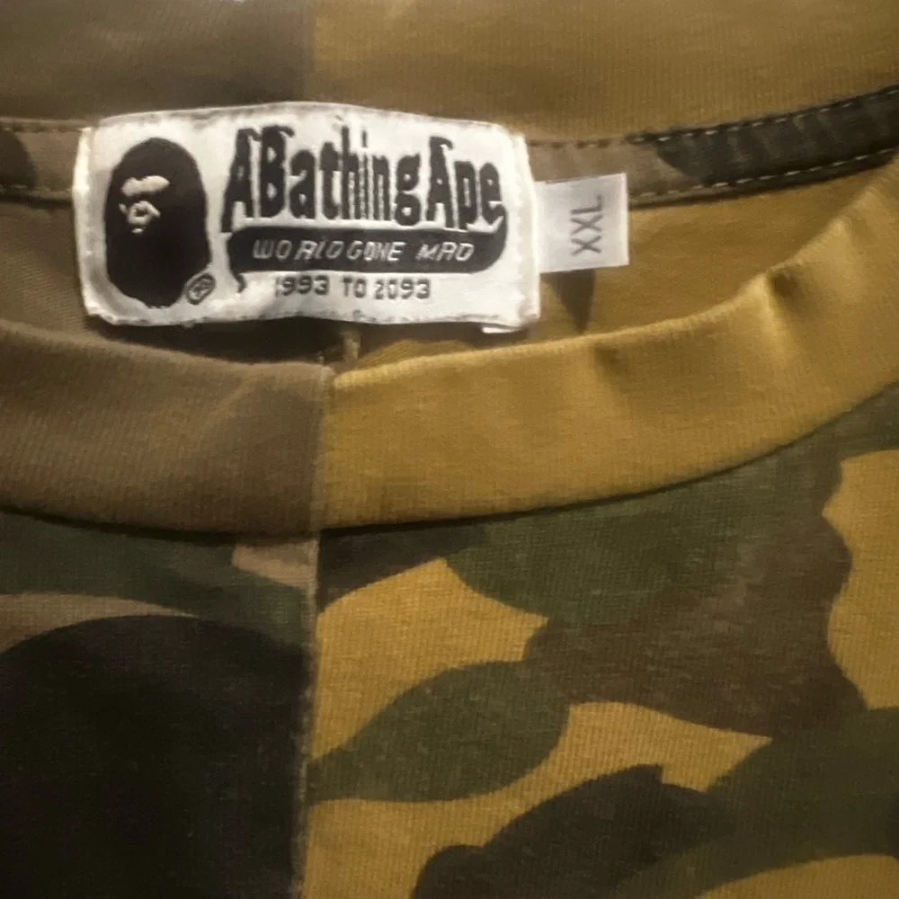 A Bathing Ape Kids Camouflage Graphic T-Shirt